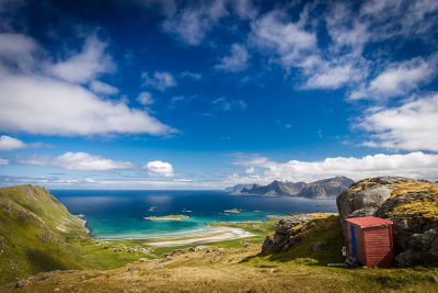 Nereāli reālais pasaku zemē. Norvēģija, Lofotu salas.