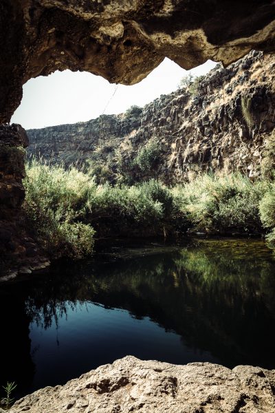 Kārtējais baseins. Izraēla, Golan Heights.