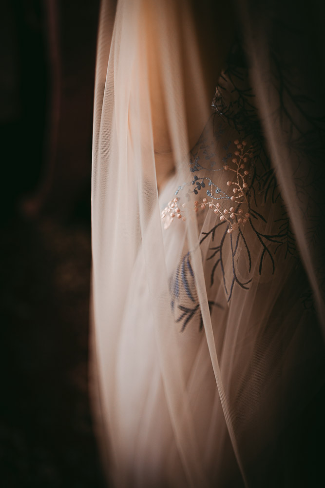 Īpaša kāzu kleita ar dabas elementiem