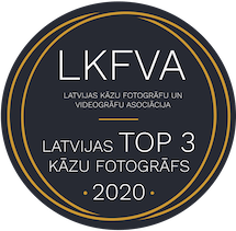 Latvijas kāzu un videogrāfu asociācijas labākais kāzu fotogrāfs Latvijā 2020 Juris Zīģelis